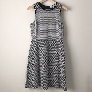 LOFT A-Line textured dress